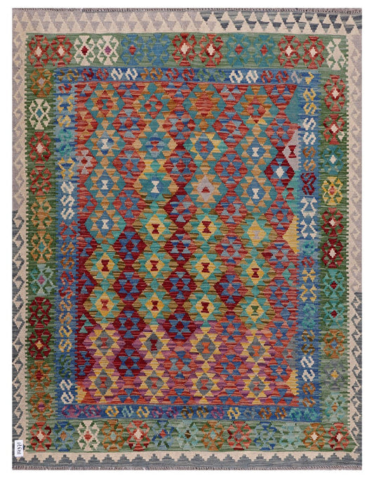 Maimana Afghanistan Kilim Rug - 195 x152 cm
