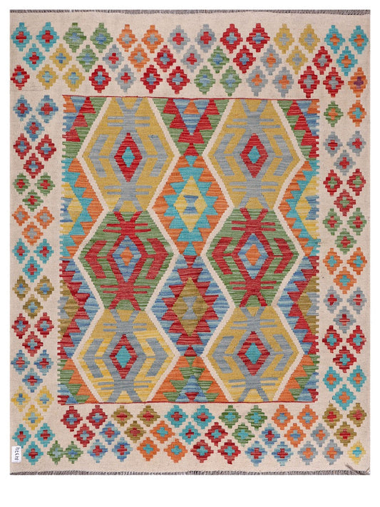 Maimana Afghanistan Kilim Rug - 195 x155 cm