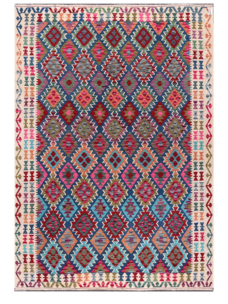 Maimana Afghanistan Kilim Rug - 290 x204 cm