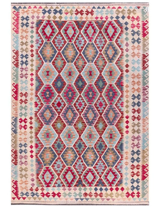 Maimana Afghanistan Kilim Rug - 292 x203 cm