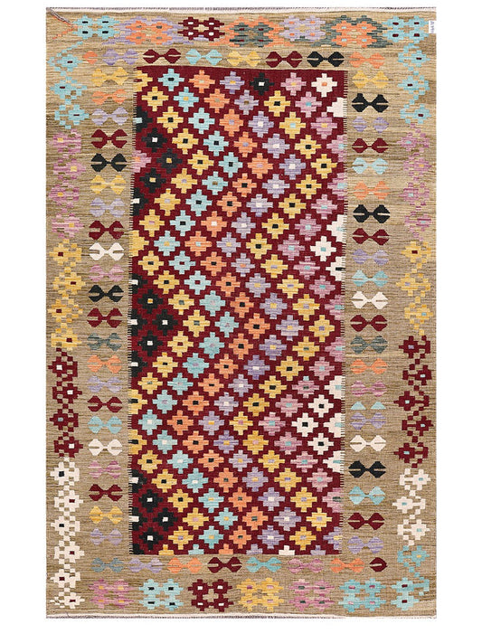 Maimana Afghanistan Kilim Rug - 307 x200 cm