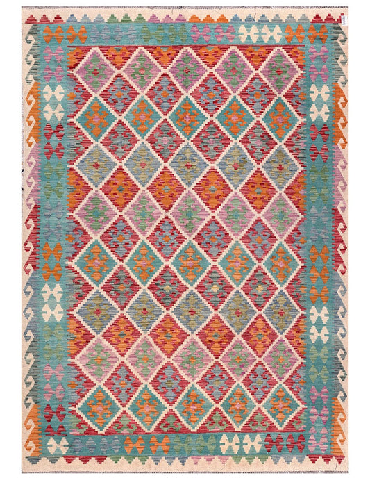 Maimana Afghanistan Kilim Rug - 289 x207 cm