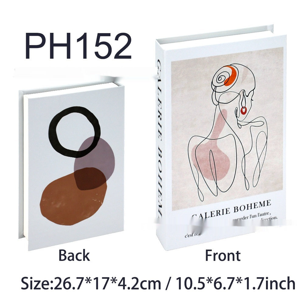 Fashion Simple Style Prop Books Fake Book Magazine Ornaments