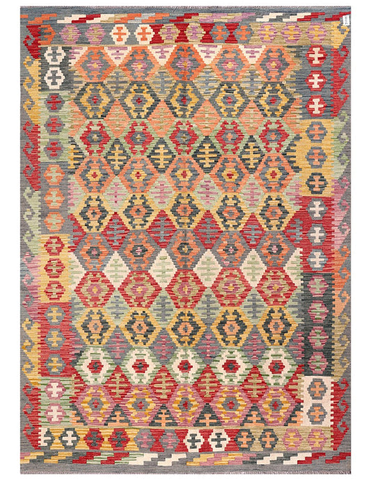Maimana Afghanistan Kilim Rug - 292 x210 cm