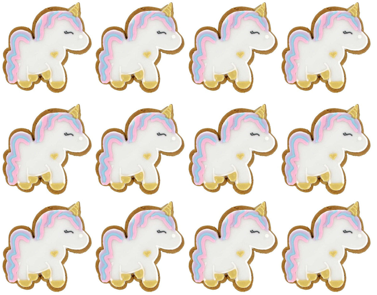 12 x Original Biscuit Bakers Iced Gingerbread Unicorn - 12g