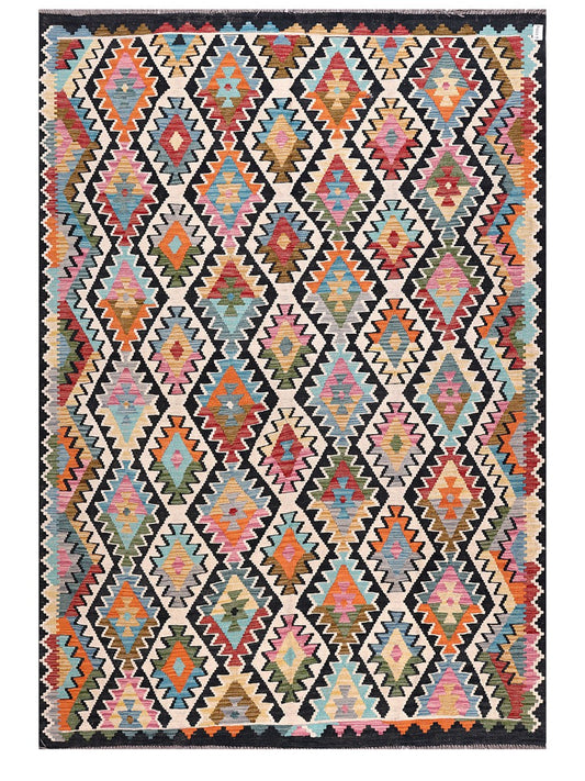 Maimana Afghanistan Kilim Rug - 295 x206 cm