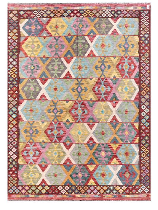 Maimana Afghanistan Kilim Rug - 346 x252 cm