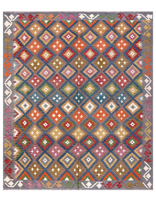 Maimana Afghanistan Kilim Rug - 300 x256 cm