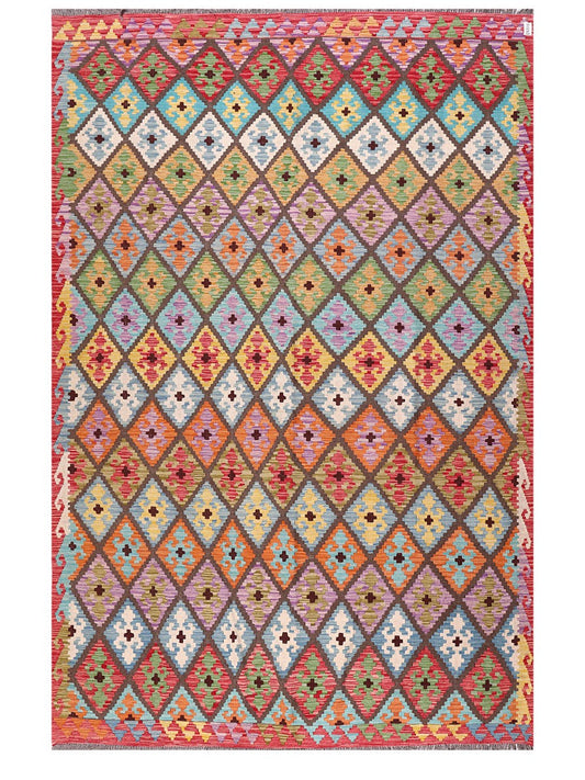 Maimana Afghanistan Kilim Rug - 349 x231 cm
