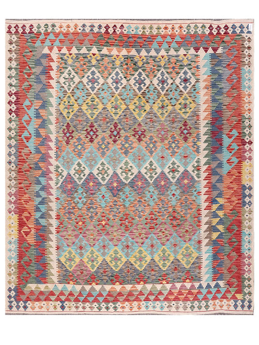 Maimana Afghanistan Kilim Rug - 297 x256 cm
