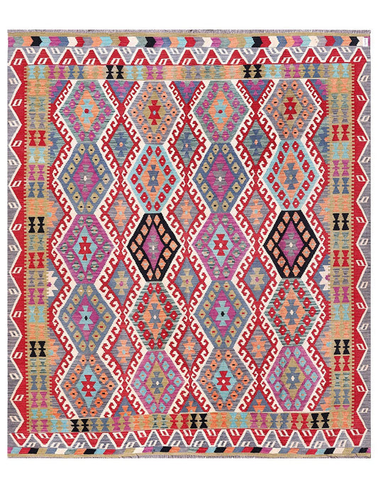 Maimana Afghanistan Kilim Rug - 296 x256 cm