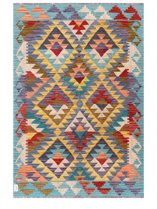 Maimana Afghanistan Kilim Rug - 179 x123 cm