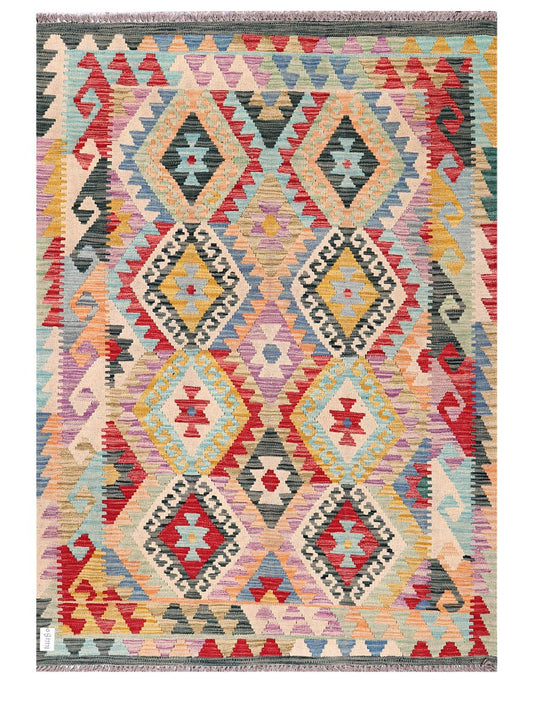 Maimana Afghanistan Kilim Rug - 178 x127 cm
