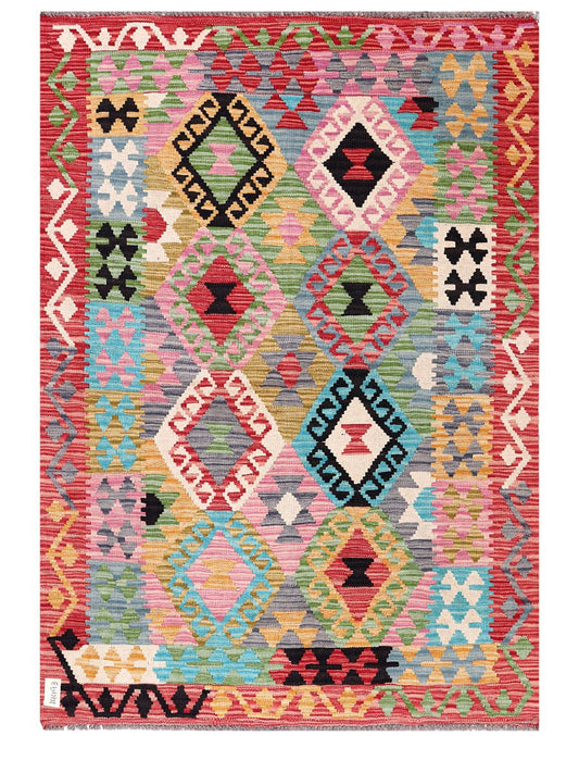 Maimana Afghanistan Kilim Rug - 175 x125 cm
