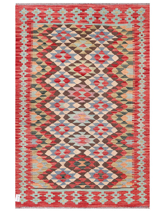 Maimana Afghanistan Kilim Rug - 179 x121 cm