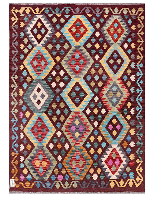 Maimana Afghanistan Kilim Rug - 175 x128 cm