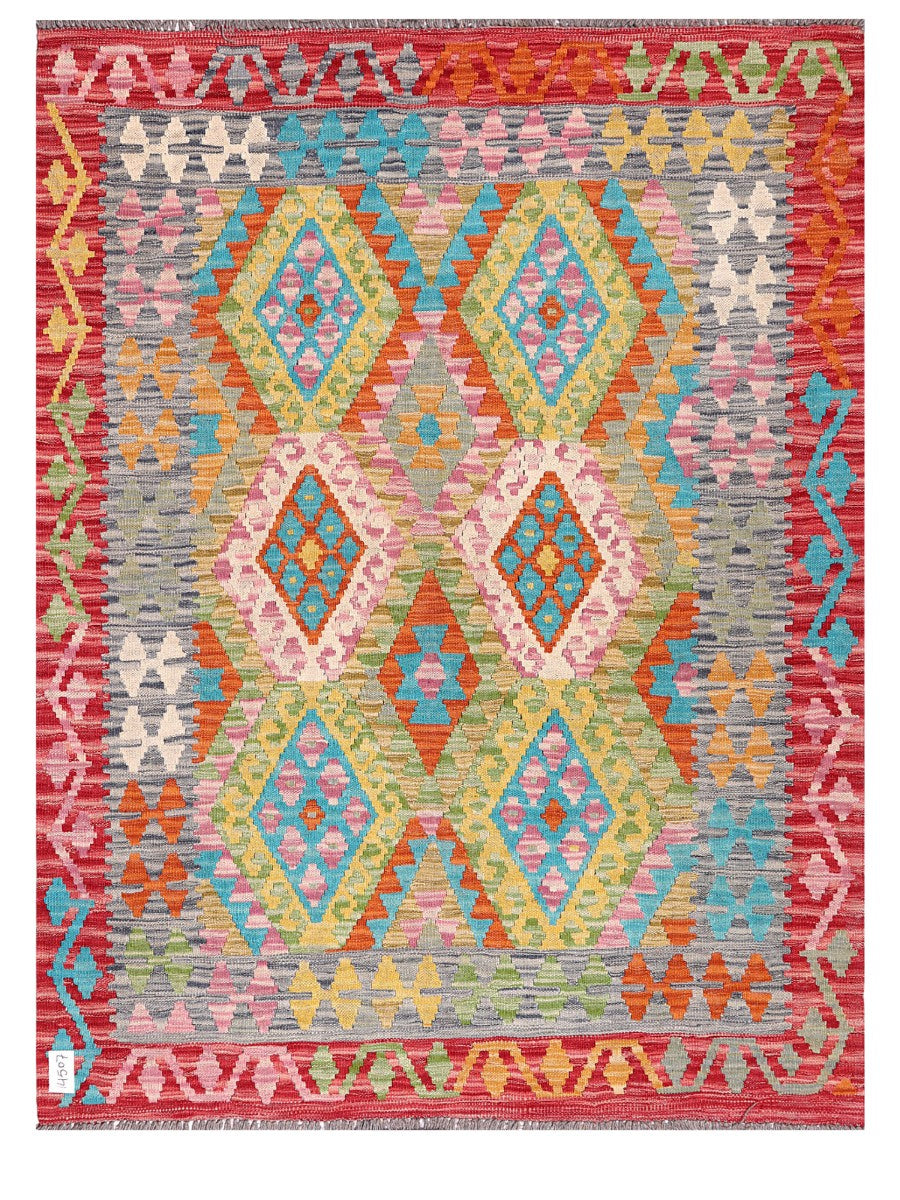 Maimana Afghanistan Kilim Rug - 172 x132 cm