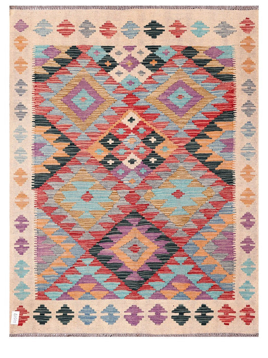 Maimana Afghanistan Kilim Rug - 170 x132 cm