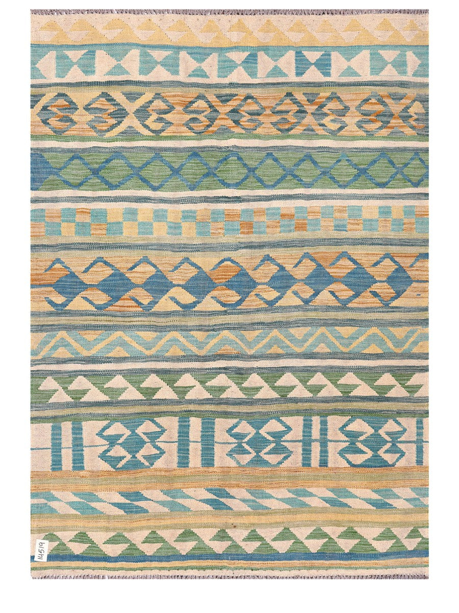 Maimana Afghanistan Kilim Rug - 175 x126 cm