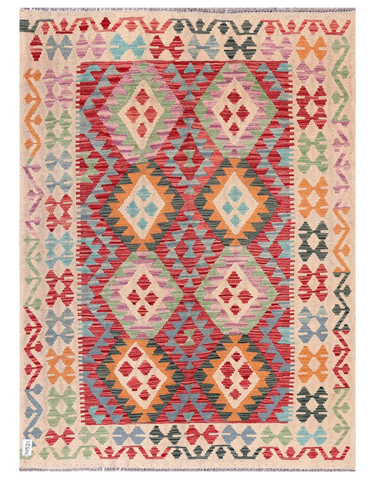 Maimana Afghanistan Kilim Rug - 173 x129 cm