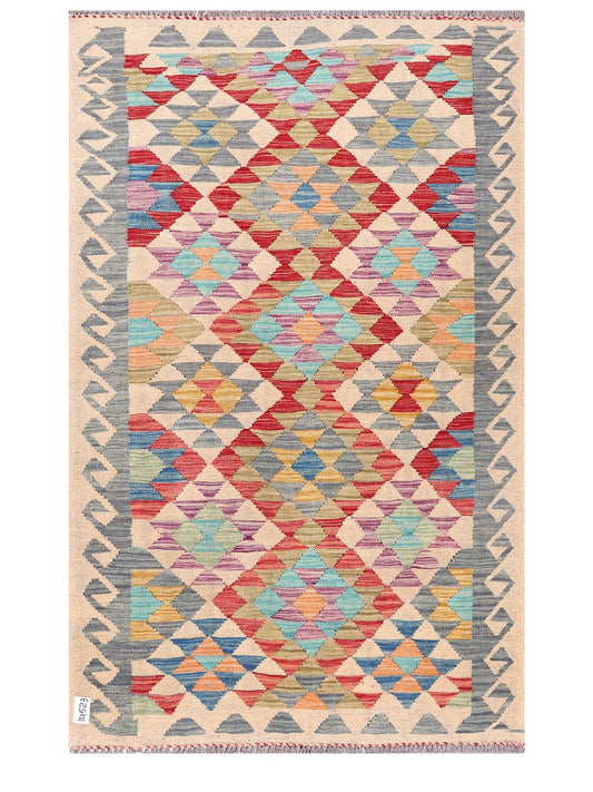 Maimana Afghanistan Kilim Rug - 182 x115 cm