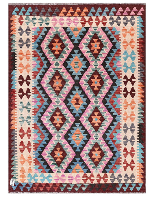 Maimana Afghanistan Kilim Rug - 177 x131 cm