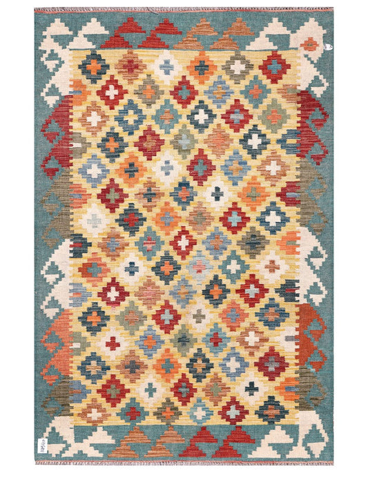 Maimana Afghanistan Kilim Rug - 180 x121 cm