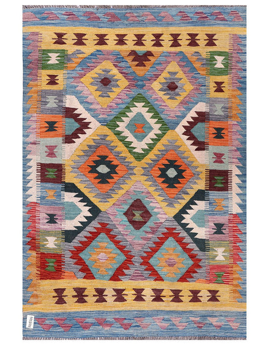 Maimana Afghanistan Kilim Rug - 177 x122 cm