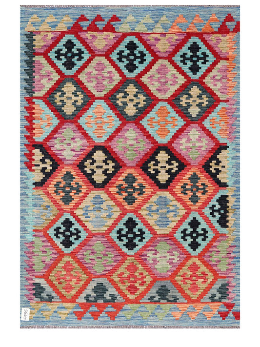 Maimana Afghanistan Kilim Rug - 180 x126 cm