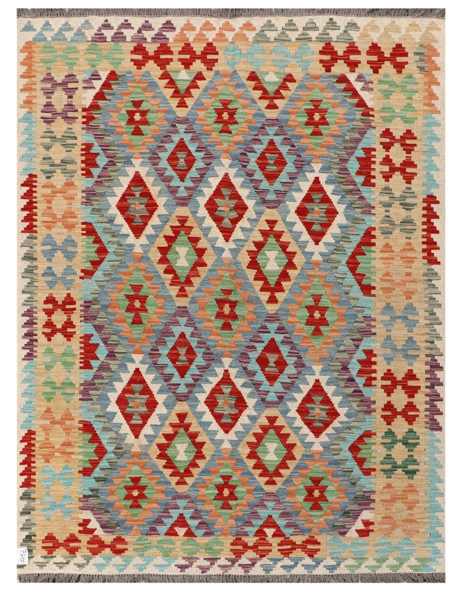 Maimana Afghanistan Kilim Rug - 201 x151 cm