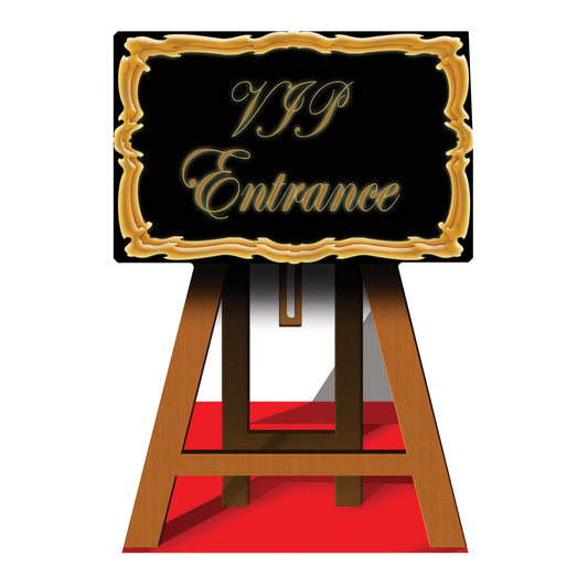 SC145 VIP Sign Event Cardboard Cut Out Height 116cm