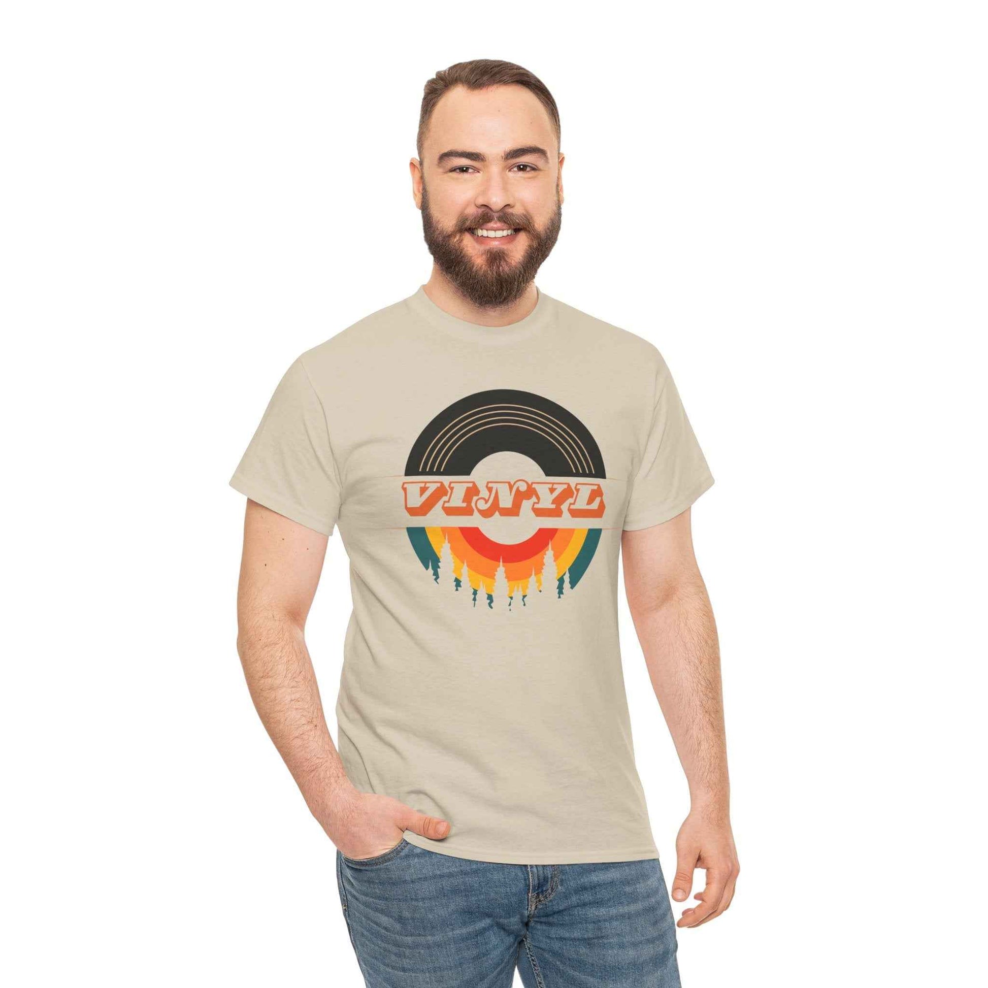 Vinyl Record Logo Men's T-Shirt