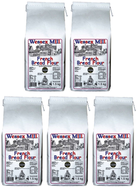 5 x Wessex Mill French Bread Flour - 1.5kg