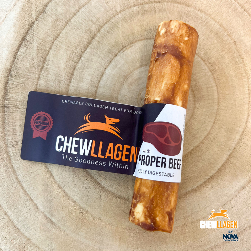 Chewllagen Roll with Proper Beef 5 - Case of 35