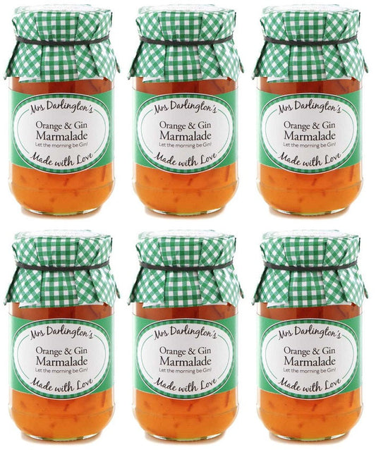 6 x Mrs Darlington's Medium Cut Orange with Ginger - 340g