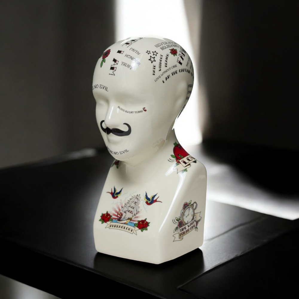 6" PHRENOLOGY HEAD