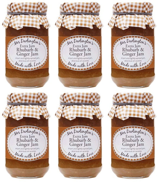 6 x Mrs Darlington's Rhubarb & Ginger - 340g