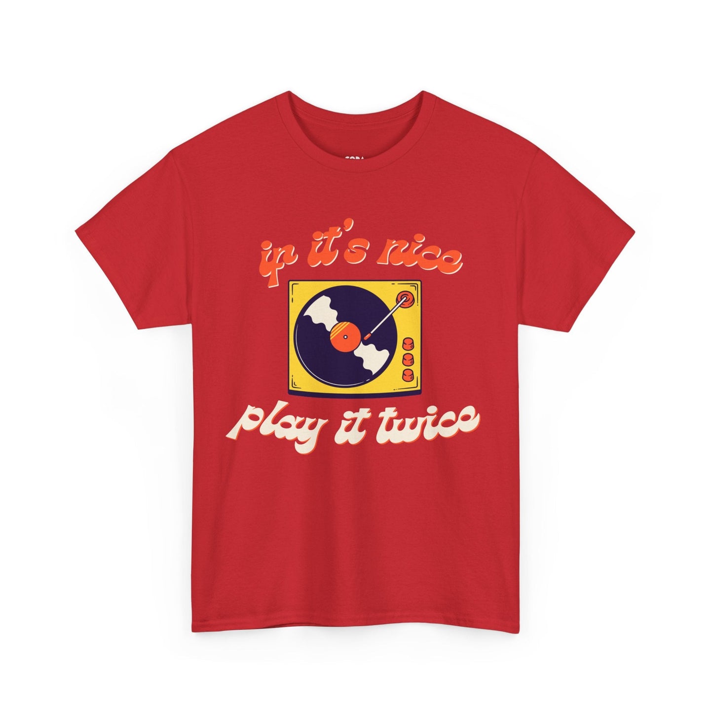 'If It’s Nice, Play It Twice' Vinyl T-Shirt