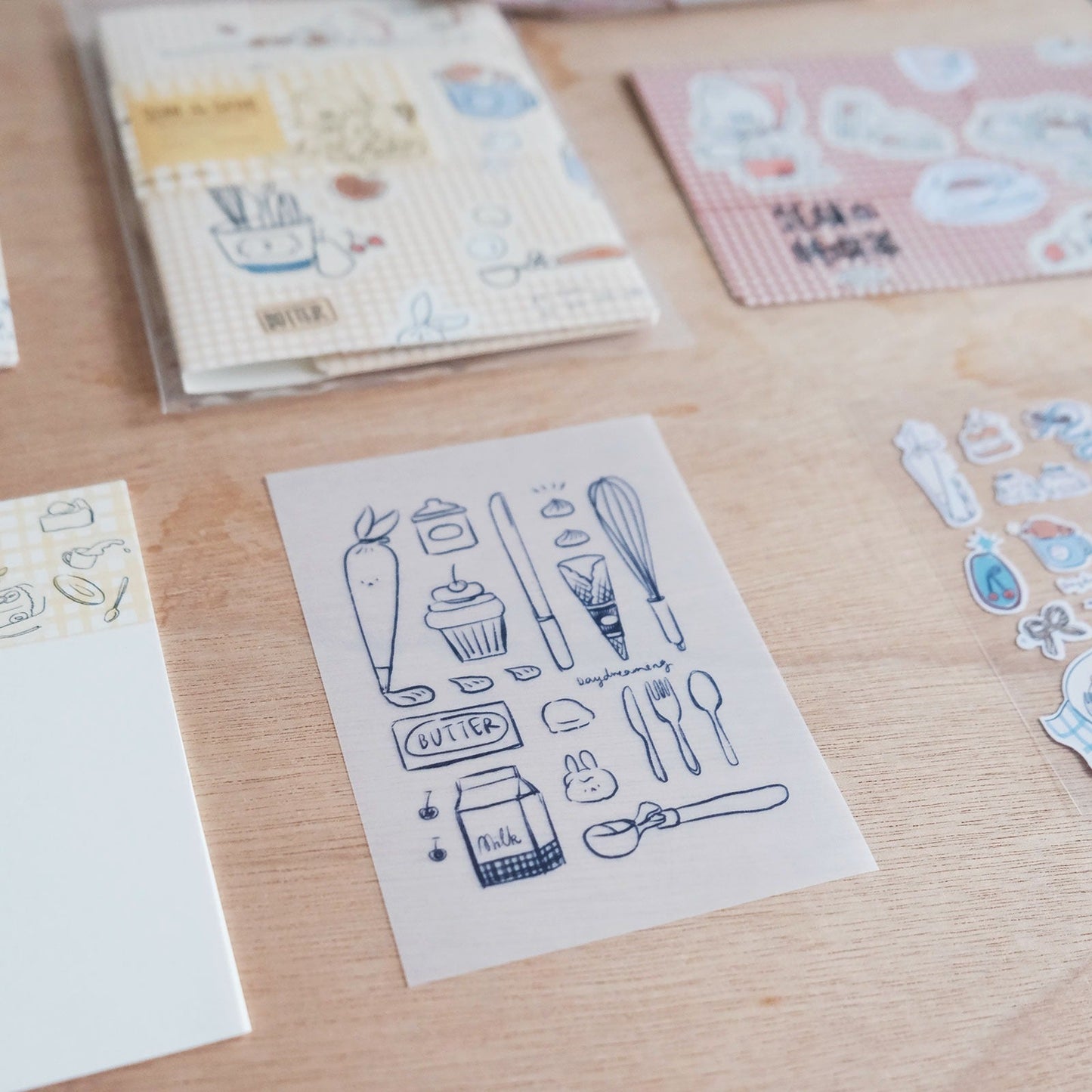 A Gator Life | Cream Bunny Journal Material Pack