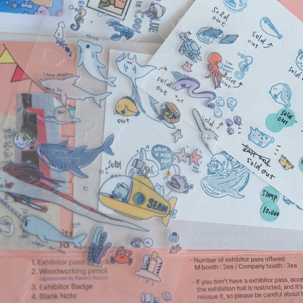 A Gator Life | Summer Ocean Shining Sticker