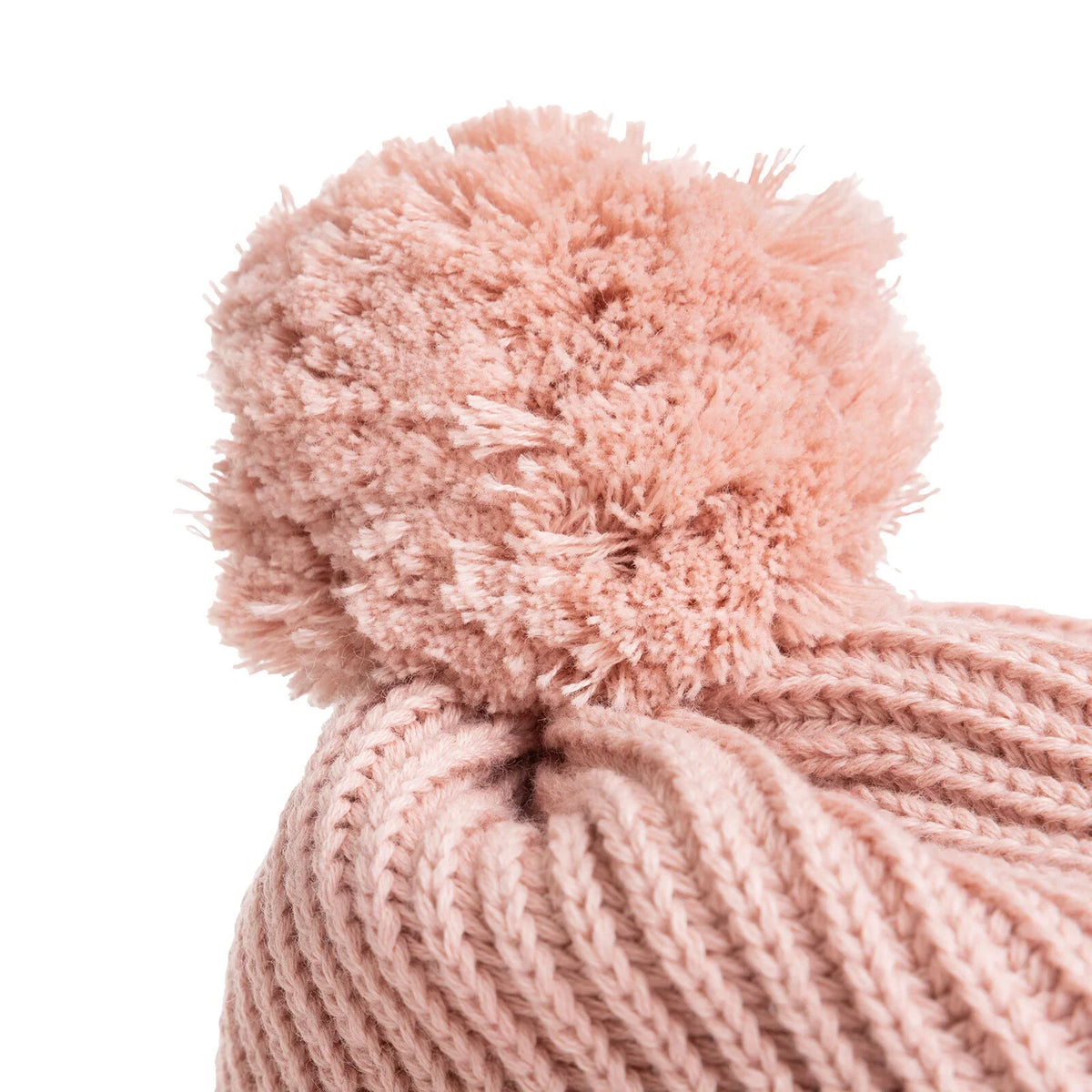 HelloBaby Pom-Pom Knitted Baby Beanie (One Size)