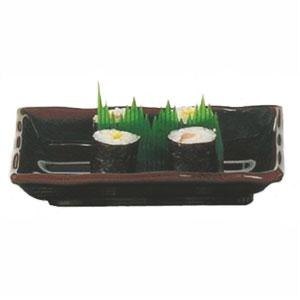 Tenmoku Rectangular Melamine Wave Plate 15-1/2" x 10-3/4"