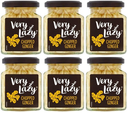 6 x Very Lazy Ginger Chopped - 190G