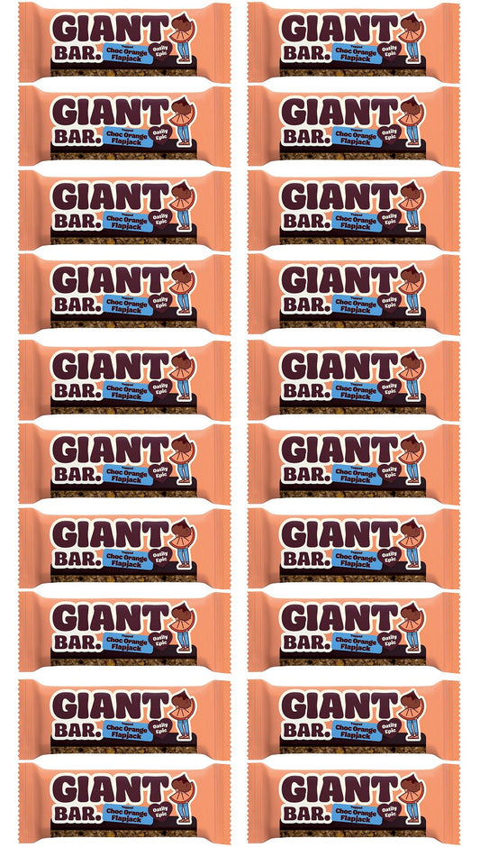 20 x Giant Bar Choc Orange - 100g