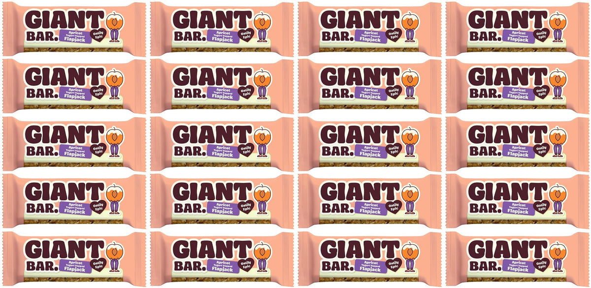 20 x Giant Bar Yogurt Apricot - 100g