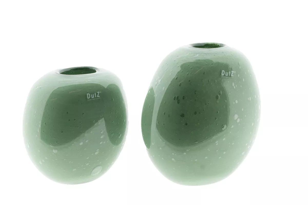 Vase Decor OVALI - PISTACHE BUBBLES