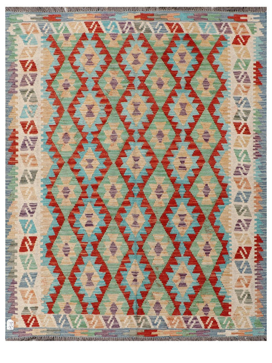 Maimana Afghanistan Kilim Rug - 189 x148 cm