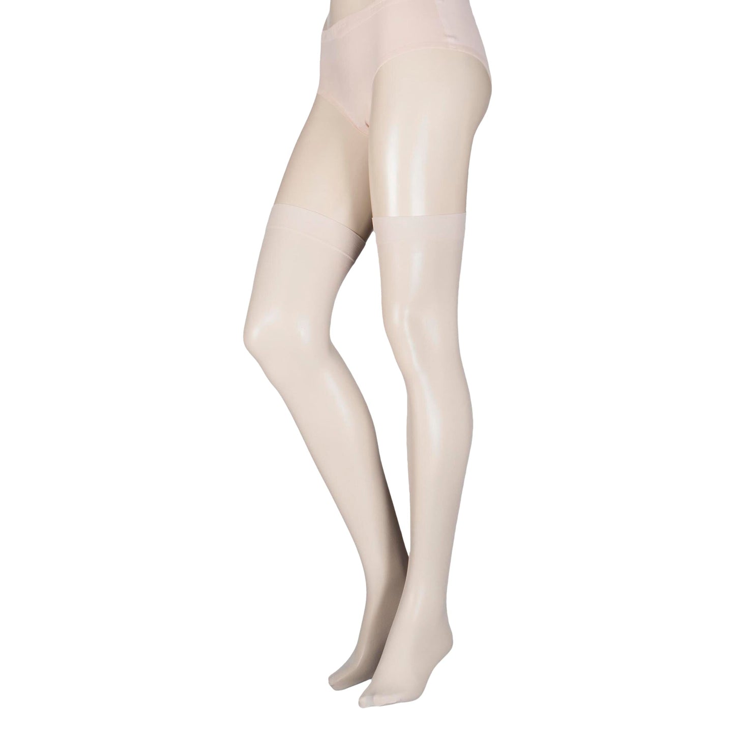 1 Pair Ladies 15 Denier 100% Nylon Stockings - Sheer Smooth Everyday Wear