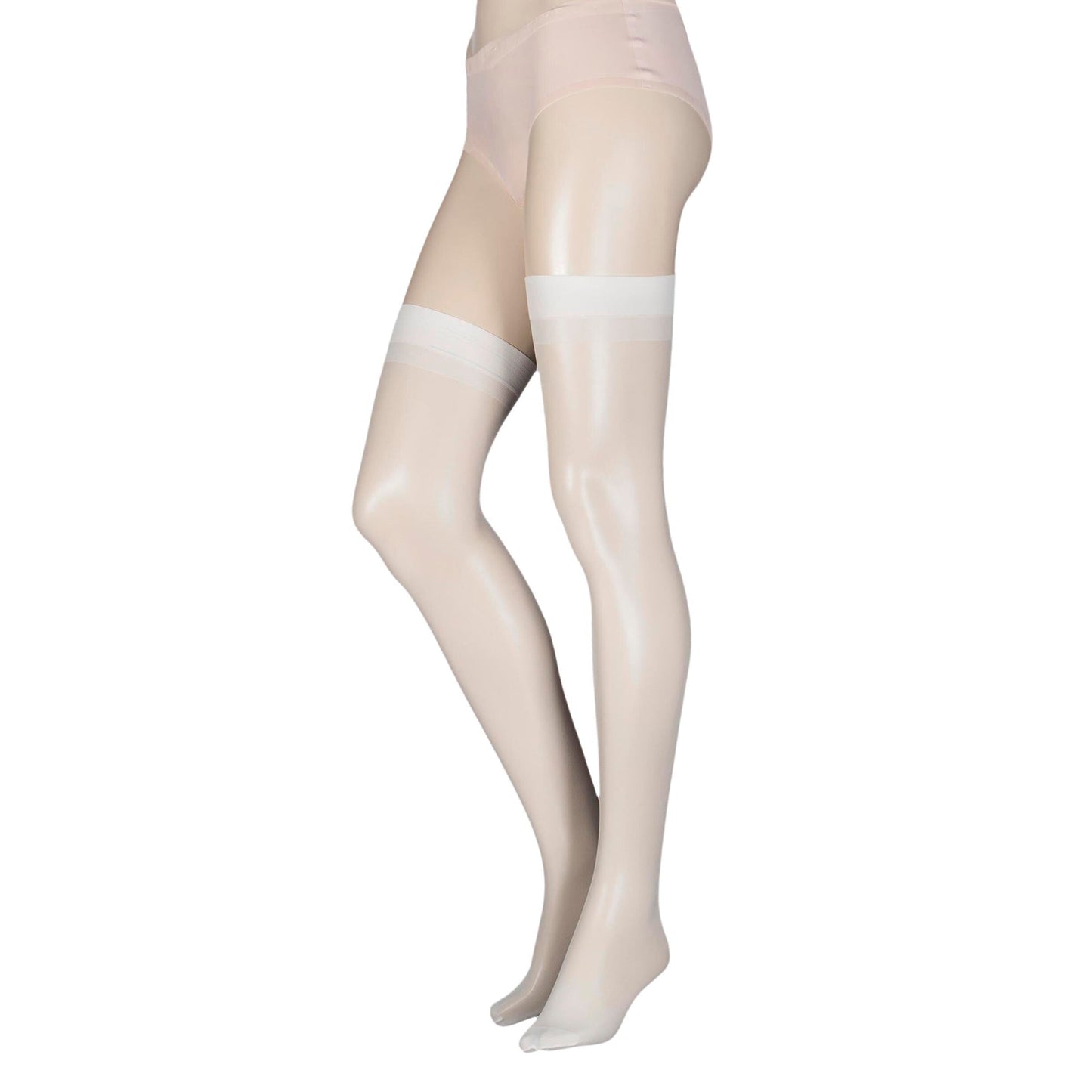 1 Pair Ladies 15 Denier 100% Nylon Stockings - Sheer Smooth Everyday Wear