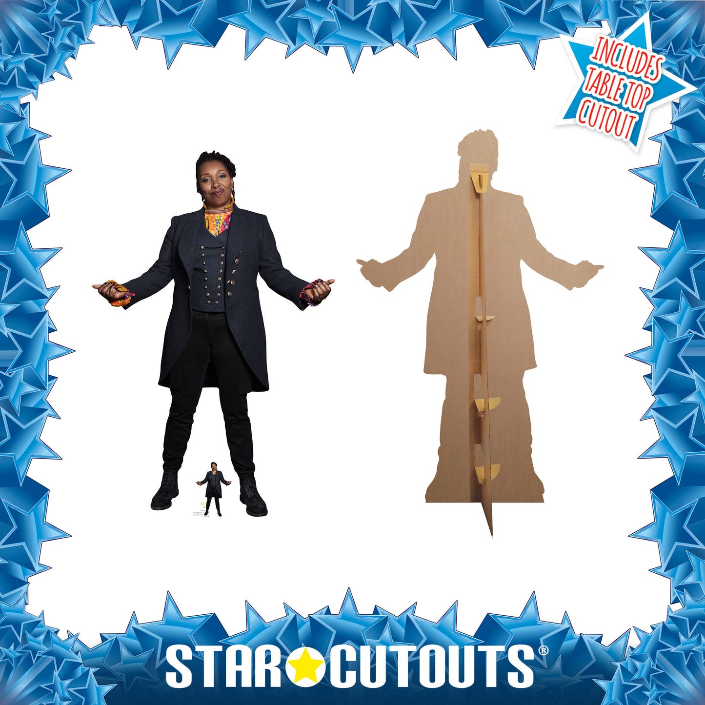 SC1523 The Fugitive Doctor Who Jo Martin Cardboard Cut Out Height 176cm